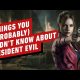 7 Things You (Probably) Didn't Know About Resident Evil